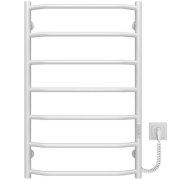 Электрический полотенцесушитель Deffi Трапеция П7 500х800 правое подключение JD03 белый C.TR.80.50.7.E.W.R.3