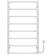 Электрический полотенцесушитель Deffi Трапеция П8 500х900 правое подключение белый C.TR.90.50.8.E.W.R.5