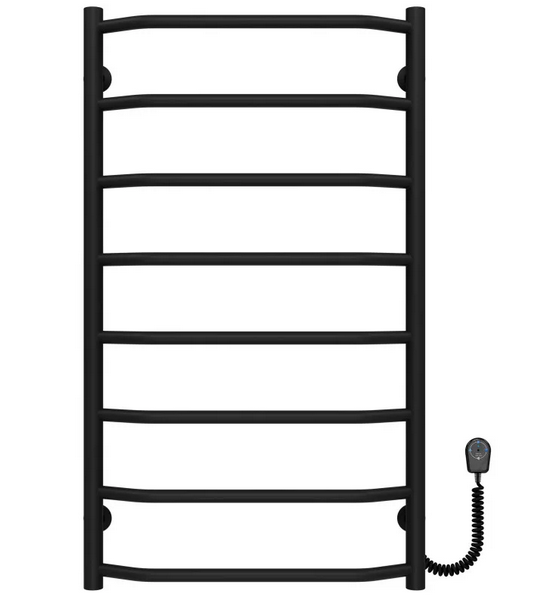 Электрический полотенцесушитель Deffi Трапеция П8 500х900 правое подключение черный C.TR.90.50.8.E.B.R.5