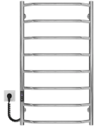 Электрический полотенцесушитель Deffi Трапеция П8 500х900 левое подключение JD03 хром C.TR.90.50.8.E.C.L.1