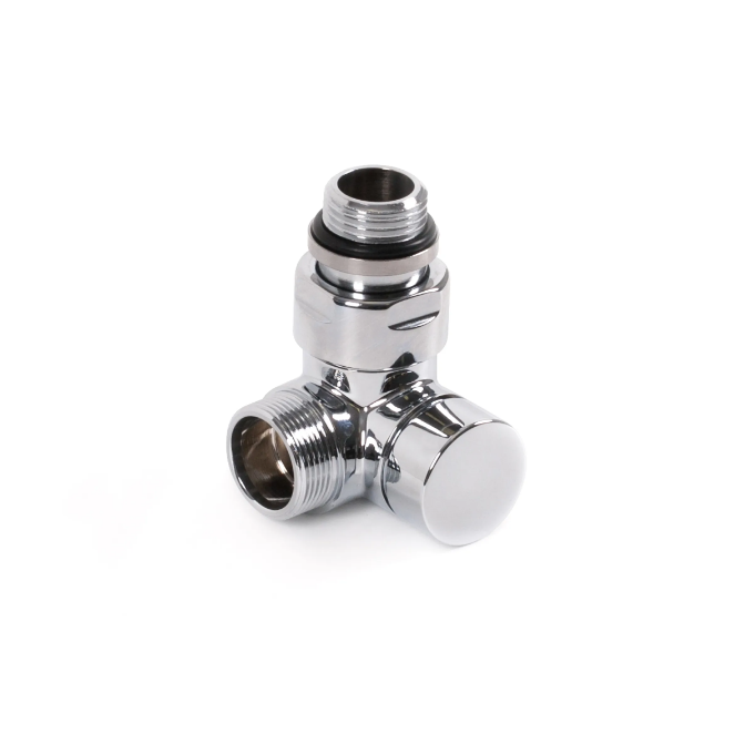 Вентиль Terma триосьовий запірний CYLINDER правий метал хром TGZOCR004