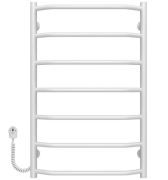 Электрический полотенцесушитель Deffi Трапеция П7 500х800 левое подключение белый C.TR.80.50.7.E.W.L.5