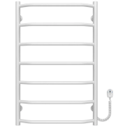 Электрический полотенцесушитель Deffi Трапеция П7 500х800 правое подключение белый C.TR.80.50.7.E.W.R.5