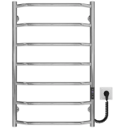 Электрический полотенцесушитель Deffi Трапеция П7 500х800 правое подключение JD03 хром C.TR.80.50.7.E.C.R.1
