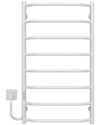 Электрический полотенцесушитель Deffi Трапеция П8 500х900 левое подключение WD03 белый C.TR.90.50.8.E.W.L.3