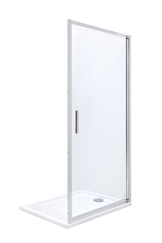 Душевая дверь Roca Town-N 80х195 см профиль хром/прозрачное стекло AMP2708012M