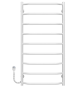 Электрический полотенцесушитель Deffi Трапеция П9 500х1000 левое подключение белый C.TR.100.50.9.E.W.L.5