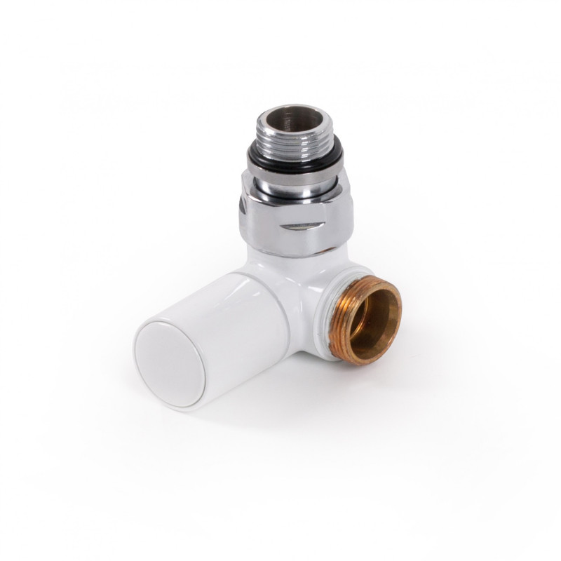 Вентиль Terma трехосевой регулирующий CYLINDER левый металл белый TGZRBI002