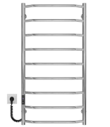 Электрический полотенцесушитель Deffi Трапеция П9 500х1000 левое подключение JD03 хром C.TR.100.50.9.E.C.L.1