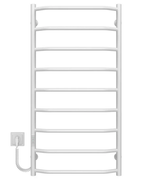 Електрична сушарка для рушників Deffi Трапеція П9 500х1000 ліве підключення WD03 білий C.TR.100.50.9.E.W.L.3