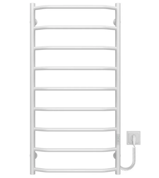 Электрический полотенцесушитель Deffi Трапеция П9 500х1000 правое подключение WD03 белый C.TR.100.50.9.E.W.R.3