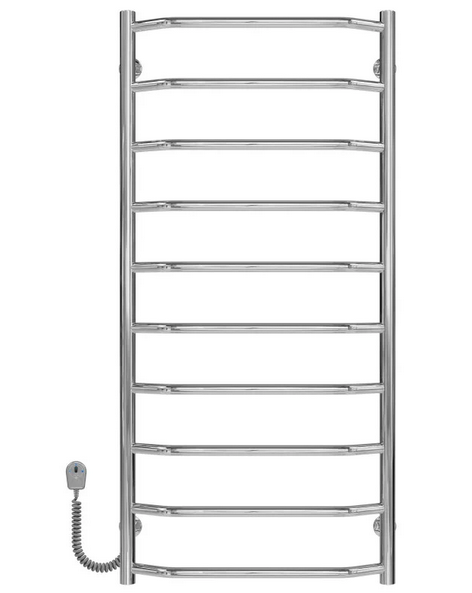 Електрична сушарка для рушників Deffi Трапеція П10 500х1100 ліве підключення хром C.TR.110.50.10.E.C.L.5