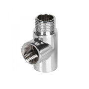 Тройник Terma металл хром WRT1C2CRO