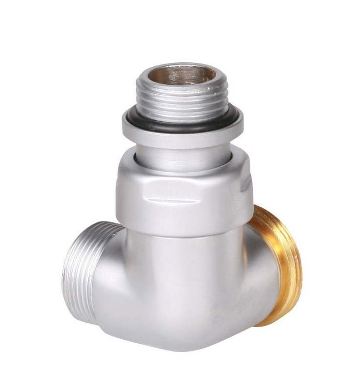 Вентиль Terma Cylinder триосьовий термостатичний правий метал сатин TGZTST004