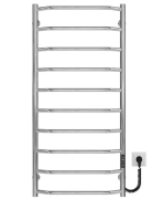 Электрический полотенцесушитель Deffi Трапеция П10 500х1100 правое подключение JD03 хром C.TR.110.50.10.E.C.R.1