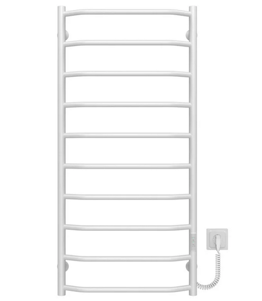 Электрический полотенцесушитель Deffi Трапеция П10 500х1100 правое подключение WD03 белый C.TR.110.50.10.E.W.R.3