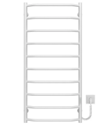 Электрический полотенцесушитель Deffi Трапеция П10 500х1100 правое подключение WD03 белый C.TR.110.50.10.E.W.R.3