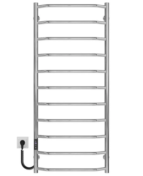 Электрический полотенцесушитель Deffi Трапеция П11 500х1200 левое подключение JD03 хром C.TR.120.50.11.E.C.L.1