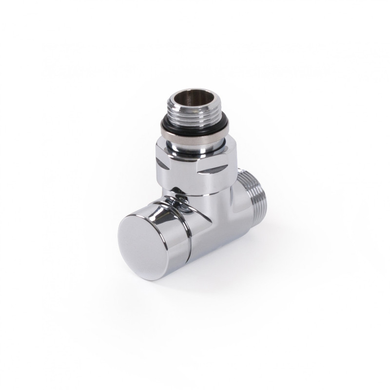 Вентиль Terma запірний кутовий CYLINDER метал хром TGZOCR013