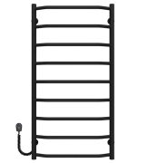 Электрический полотенцесушитель Deffi Трапеция П9 500х1000 левое подключение черный C.TR.100.50.9.E.B.L.5