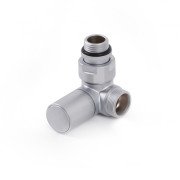 Вентиль Terma трехосевой регулирующий CYLINDER левый металл сатин TGZRST002