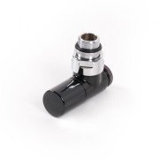 Вентиль Terma регулюючий кутовий CYLINDER метал чорний TGZRCZ001