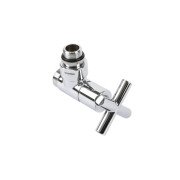 Вентиль Terma регулюючий кутовий MINIMALIST метал хром TGZRCR012