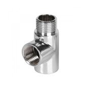 Трійник Terma метал хром WRT1C2CRO