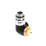 Вентиль Terma Cylinder трехосевой термостатический левый металл черный TGZTCZ003