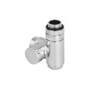 Вентиль Terma интегрированный запорный с тройником CYLINDER правый металл хром TGZOCR012
