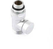 Вентиль Terma прямий запірний CYLINDER метал сатин TGZOST012