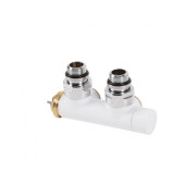 Вентиль Terma Cylinder интегрированный термостатический угловой с трубкой правый металл белый TGZTBI012