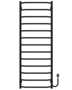 Электрический полотенцесушитель Deffi Трапеция П13 500х1400 правое подключение черный C.TR.140.50.13.E.B.R.5