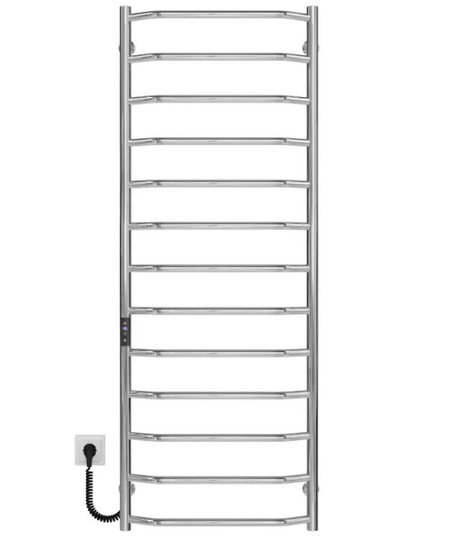 Электрический полотенцесушитель Deffi Трапеция П13 500х1400 левое подключение JD03 хром C.TR.140.50.13.E.C.L.1