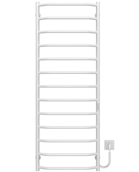 Электрический полотенцесушитель Deffi Трапеция П13 500х1400 правое подключение WD03 белый C.TR.140.50.13.E.W.R.3