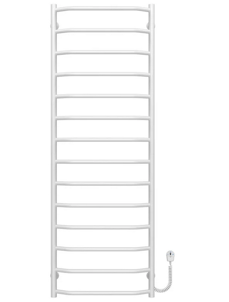 Електрична сушарка для рушників Deffi Трапеція П14 500х1500 праве підключення білий C.TR.150.50.14.E.W.R.5