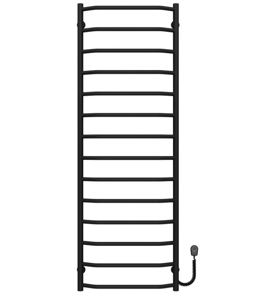 Электрический полотенцесушитель Deffi Трапеция П14 500х1500 правое подключение черный C.TR.150.50.14.E.B.R.5