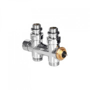 Вентиль Terma Cylinder интегрированный термостатический прямой левый металл хром TGZTCR013