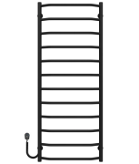Электрический полотенцесушитель Deffi Трапеция П12 500х1300 левое подключение черный C.TR.130.50.12.E.B.L.5