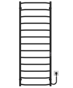 Электрический полотенцесушитель Deffi Трапеция П13 500х1400 правое подключение JD03 черный C.TR.140.50.13.E.B.R.1