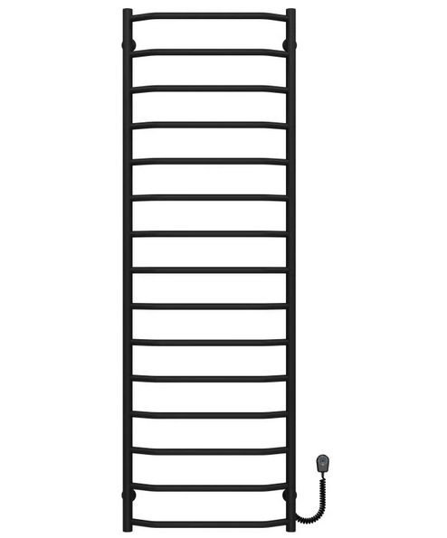 Электрический полотенцесушитель Deffi Трапеция П15 500х1600 правое подключение черный C.TR.160.50.15.E.B.R.5