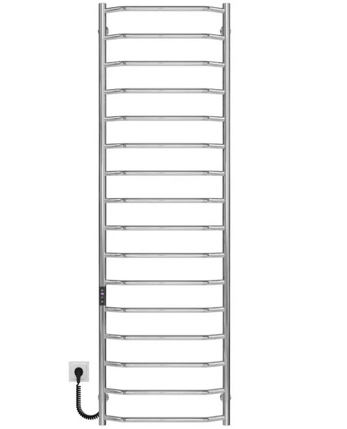 Электрический полотенцесушитель Deffi Трапеция П16 500х1700 левое подключение JD03 хром C.TR.170.50.16.E.C.L.1
