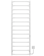 Электрический полотенцесушитель Deffi Трапеция П14 500х1500 правое подключение WD03 белый C.TR.150.50.14.E.W.R.3