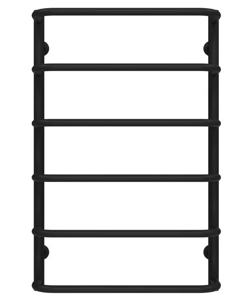 Полотенцесушитель водяной Deffi Стандарт П6 400х800 нижнее подключение черный C.SS.80.40.6.B.A