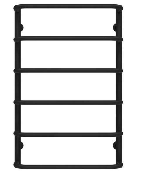 Сушка для рушників водяна Deffi Стандарт П6 400х800 бічне праве підключення чорний C.SS.80.40.6.B.C