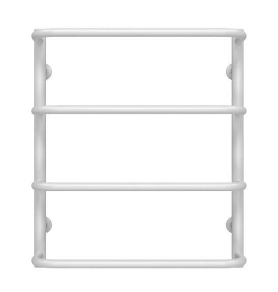 Сушка для рушників водяна Deffi Стандарт П4 500х600 нижнє підключення білий C.SS.60.50.4.W.A