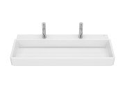 Раковина для ванной Roca Tura 100х43 см сантехническая керамика Supraglaze белый A327699S00