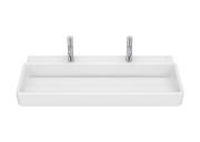 Раковина для ванної Roca Tura 100х43 см сантехнічна кераміка Supraglaze білий A327699S00