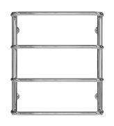 Полотенцесушитель водяной Deffi Стандарт П4 400х600 боковое правое подключение хром C.SS.60.40.4.C.C