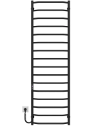 Электрический полотенцесушитель Deffi Трапеция П16 500х1700 левое подключение JD03 черный C.TR.170.50.16.E.B.L.1
